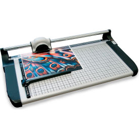 United Rotary Paper Trimmer - 18" Cutting Length - 15 Sheet Capacity - Gray