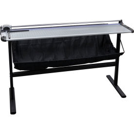 United Rotary Paper Trimmer with Metal Stand - 51" Cutting Length - 10 Sheet Capacity - Gray