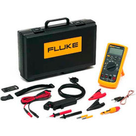 Fluke FLUKE-88-5/A KIT Fluke 88V/A Automotive Multimeter Combo Kit; W/leads, clips, probes, RPM pick-up & more image.