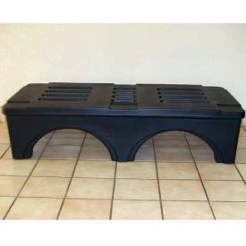 Forte Product Solutions 8001808 SureStack Dunnage Rack 48"W x 22"D x 12"H - Black image.