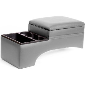 TSI PRODUCTS INC 33415 TSI Jumbo Contractor Bench Seat Center Console Floor Shift Compatible - Model 33415 in Grey image.