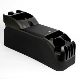 TSI PRODUCTS INC 54211 TSI Clutter Catcher Standard Low Profile Center Console for Minivan Pick-up and SUV - 54211 in Black image.