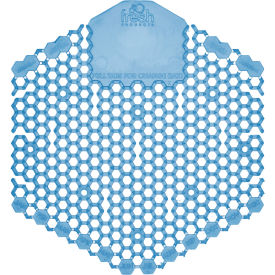 Fresh Products Wave 3D Urinal Deodorizer Screen Blue Cotton Blossom 10/Box 60 Screens/Ct