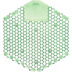 Fresh Products Wave 3D Urinal Deodorizer Screen, Green, Cucumber Melon Fragrance,10 Screens/Box