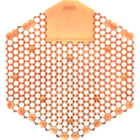 Fresh Products Wave 3D Urinal Deodorizer Screen, Orange, Mango Fragrance, 10 Screens/Box