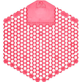 Fresh Products Wave 3D Urinal Deodorizer Screen Red Spiced Apple Fragrance 10 Screens/Box