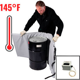 Powerblanket® Xtreme Connect Insulated PRO Model Drum Heater For 15 Gal. Cap. 145°F 120V 