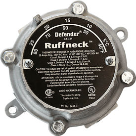 Ruffneck™ Defender® SPST Explosion Proof HD Thermostat Heat/Cool Only 22A