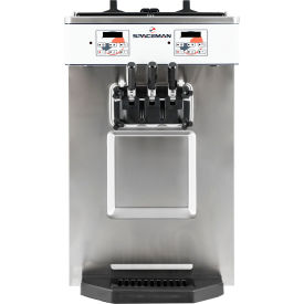 Two Flavor Twist Soft Serve Machine Countertop Air Cooled