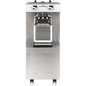Two Flavor Twist Soft Serve Machine Floor Standing Air Cooled