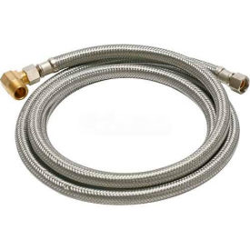 Fluidmaster, Inc B6W72 Fluidmaster B6W72 Dishwasher Water Supply Connector 3/8 In. Compression X 72 In - Braided SS image.
