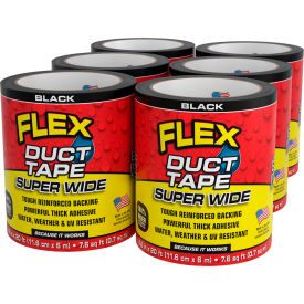 Super Wide Duct Tape, 4-5/8" x 20', Black, 6/Case view 2