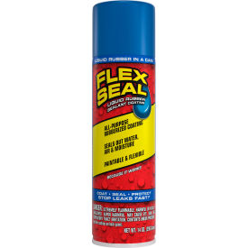 Liquid Spray Rubber Sealant Coating, 14 oz. Can, Blue, 6/Case view 2