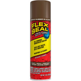 Liquid Spray Rubber Sealant Coating, 14 oz. Can, Brown, 6/Case view 2