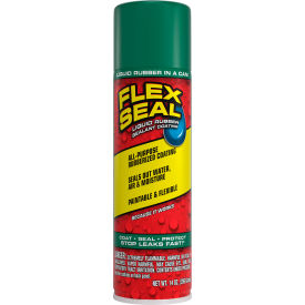 Liquid Spray Rubber Sealant Coating, 14 oz. Can, Green, 6/Case view 2