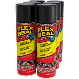 Liquid Spray Rubber Sealant Coating, 14 oz. Can, Black, Pack of 6 view 2