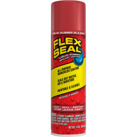 Liquid Spray Rubber Sealant Coating, 14 oz. Can, Red, 6/Case view 2