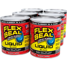 Liquid Rubber Sealant Coating, 16 oz. Can, Black, 6/Case view 2