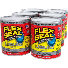 Liquid Rubber Sealant Coating, 16 oz. Can, Gray, 6/Case view 2