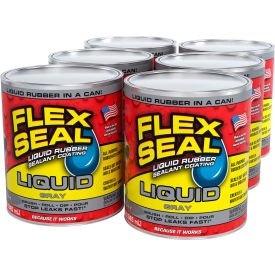 Liquid Rubber Sealant Coating, 32 oz. Can, Gray, 6/Case view 2