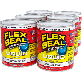Liquid Rubber Sealant Coating, 16 oz. Can, White, 6/Case view 2