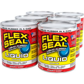 Liquid Rubber Sealant Coating, 32 oz. Can, White, 6/Case view 2