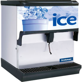Scotsman® Ice Dispenser Counter Model Approximately 200 Lb. Storage Capacity Cube & Nugget 