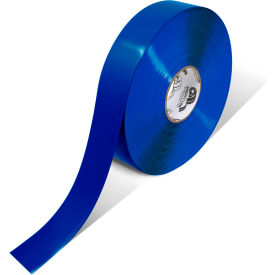Safety Floor Tape, 2"W x 100'L, 50 Mil, Solid, Blue view 2