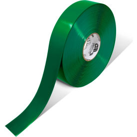 Safety Floor Tape, 2"W x 100'L, 50 Mil, Solid, Green view 2
