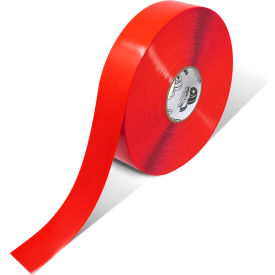 Safety Floor Tape, 2"W x 100'L, 50 Mil, Solid, Red view 2