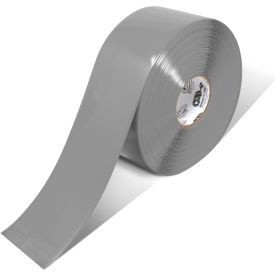 Polyester Safety Floor Tape, 4"W x 100'L, 50 Mil, Gray view 2