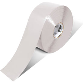 Safety Floor Tape, 4"W x 100'L, 50 Mil, Solid, White view 2