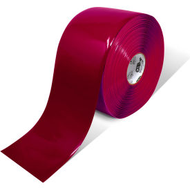 Safety Floor Tape, 6"W x 100'L, 50 Mil, Solid, Purple view 2