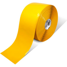 Safety Floor Tape, 6"W x 100'L, 50 Mil, Solid, Yellow view 2