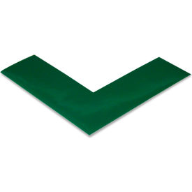 Floor Tape Angles, 2"W x 6"L, 50 Mil, Green, 100/Pack view 2