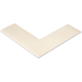 Floor Tape Angles, 2"W x 6"L, 50 Mil, White, 100/Pack view 2