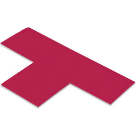 Floor Tape Ts, 3"W x 6"L, 50 Mil, Purple, 100/Pack view 2