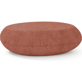 Concretti Indoor/Outdoor 28" x 48" Pebble Table Large Terra Cotta Concrete 