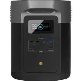 ECOFLOW TECHNOLOGY INC DELTA2000-US EcoFlow DELTA Max Portable Power Station, 2016wh, Black image.