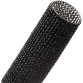 TECHFLEX INC FGN1.50BK-100 Techflex Insultherm Resin Coated Fiberglass Sleeve 1.50" Dia., 100, Black image.