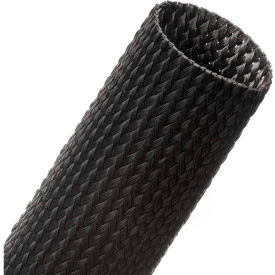 TECHFLEX INC FGN2.50BK-100 Techflex Insultherm Resin Coated Fiberglass Sleeve 2.50" Dia., 100, Black image.