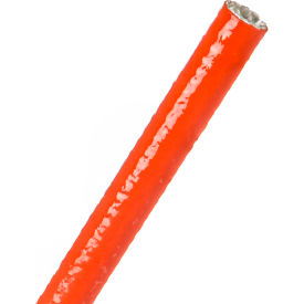 TECHFLEX INC FIN0.38RD-100 Techflex Fireflex Silicone Coated Fiberglass Sleeve .38" Dia., 100, Red image.