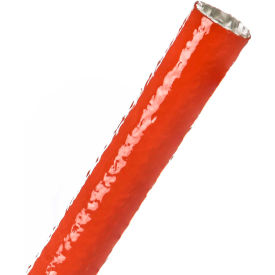 TECHFLEX INC FIN0.63RD-50 Techflex Fireflex Silicone Coated Fiberglass Sleeve .63" Dia., 50, Red image.