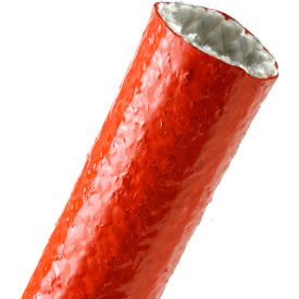 TECHFLEX INC FIN0.75RD-50 Techflex Fireflex Silicone Coated Fiberglass Sleeve .75" Dia., 50, Red image.