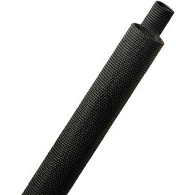 TECHFLEX INC H2F0.48BK-100 Techflex 21 Fabric Heat Shrink .48" Diameter Dia., 100, Black image.