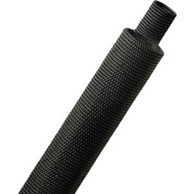 TECHFLEX INC H2F0.79BK-25 Techflex 21 Fabric Heat Shrink .79" Diameter Dia., 25, Black image.