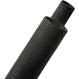 TECHFLEX INC H2F1.18BK-25 Techflex 21 Fabric Heat Shrink 1.18" Diameter Dia., 25, Black image.