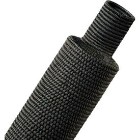 TECHFLEX INC H2F1.58BK-100 Techflex 21 Fabric Heat Shrink 1.58" Diameter Dia., 100, Black image.