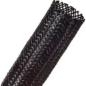 TECHFLEX INC NHN1.50BK-100 Techflex Gorilla Sleeve High Abrasion 1.50" Dia., 100, Black image.