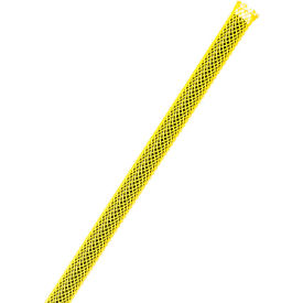 TECHFLEX INC PTN0.13YL-1000 Techflex 1/8" Flexo PET General Purpose Sleeving Dia., 1000, Yellow image.